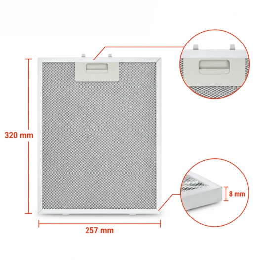 Hoover Metallfilter 49036191 320x260mm