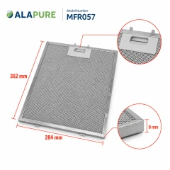 Alapure Metallfilter geeignet für Etna 288196 352x284mm