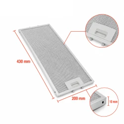 AEG Metallfilter 50268357006 432x200x10mm