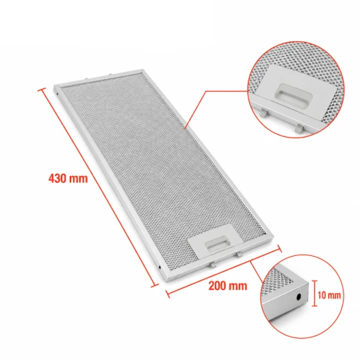AEG Metallfilter 50268357006 432x200x10mm