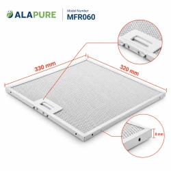 Alapure Metallfilter passend für Neff 362381 / 00362381 320x330mm