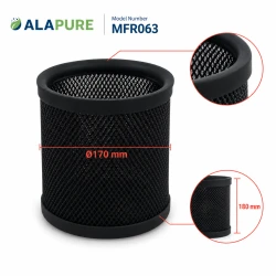Alapure Metallfilter passend für Elica GRI0119429B 170x180mm