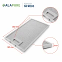 Alapure Metallfilter passend für Balay 11022472 382x192x8mm