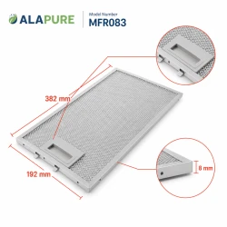 Alapure Metallfilter passend für Neff 11022472 382x192x8mm