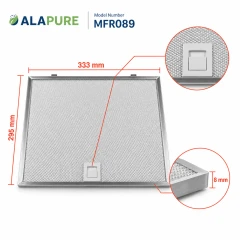 Alapure Metallfilter passend für IKEA 4055366613 333x295x8mm