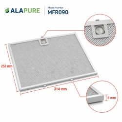Alapure Metallfilter passend für AEG 4055382990 314x253mm