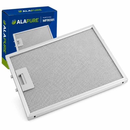 Alapure Metallfilter geeignet für Novy 508-900890 350x244mm