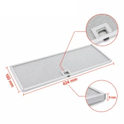 Zanker Metallfilter 50286533000 160x424mm (2Stk)