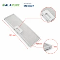 Alapure Metallfilter geeignet für AEG 50288070001 391x137x10mm