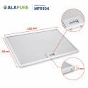 Alapure Metallfilter geeignet für Faure 80877780 300x430x10mm