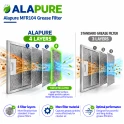 Alapure Metallfilter geeignet für Faure 80877780 300x430x10mm
