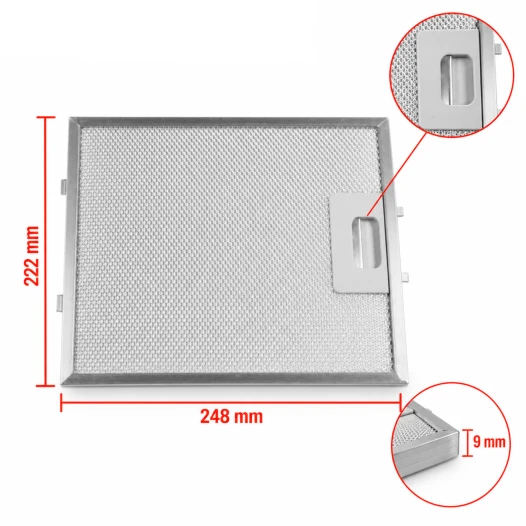 Elica Metallfilter GF04MC 227x224x9mm