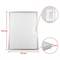 Turboair Metallfilter GRI0121275A 357x270x9mm 