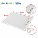 Alapure Metallfilter geeignet für Zanker 80877665 342x285x8mm