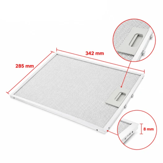 Best Metallfilter 80877665 342x285x8mm