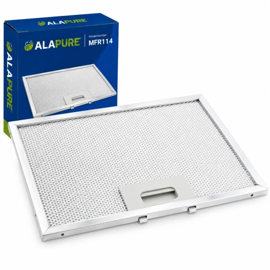 Alapure Metallfilter geeignet für AEG 80877228 182x284mm