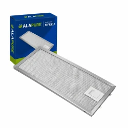 Alapure Metallfilter passend für Zanussi 4055348199 124x254x8mm