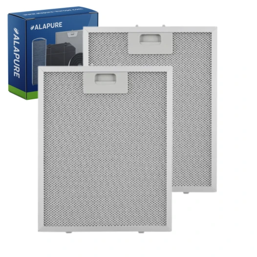 Alapure Metallfilter geeignet für Klarstein 10032227 258x318mm (2 st.)