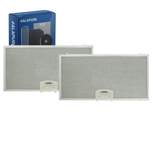 Alapure Metallfilter geeignet für Atag 330x170x7mm 34150 (2 Stück)