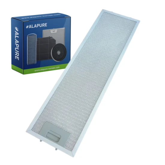 Alapure Metallfilter geeignet für Electrolux 50287156009 497x170mm