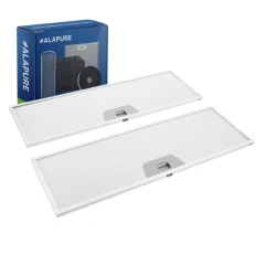 Alapure Metallfilter passend für Zanker 50286534008 137x410mm (2Stk)