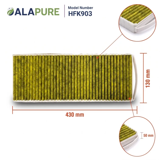 Alapure Aktivkohlefilter geeignet für Bora Pure PUAKF GFESP