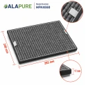 Alapure HFK4550 Kompatibel mit Miele Kohlefilter DKF12-P / DUMF12