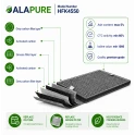 Alapure HFK4550 Kompatibel mit Miele Kohlefilter DKF12-P / DUMF12