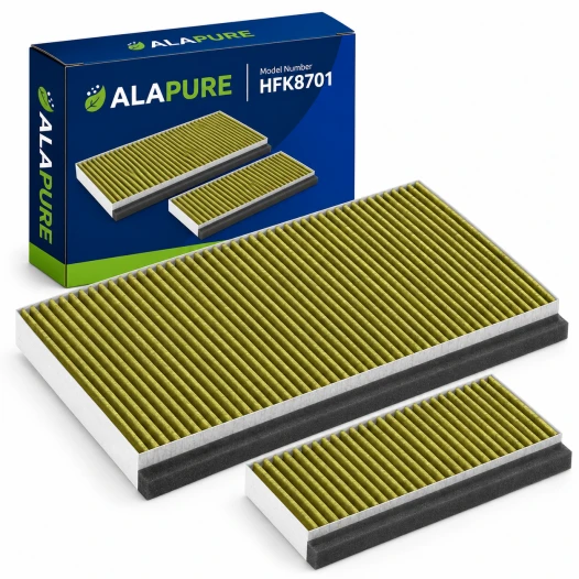 Alapure HFK8701 CleanAir Plus Aktivkohlefilter geeignet für 11041790 / 17005414 / DWZ0AK0A0 / CZ51AIB1X6