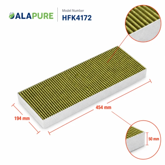 Alapure CleanAir Plus Aktivkohlefilter geeignet für Neff 11034172