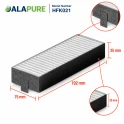 Alapure Akustikfilter geeignet für Siemens 17004801 / HEZ9VEDU0