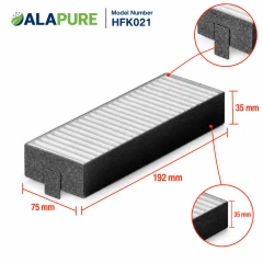 Alapure Akustikfilter geeignet für Bosch 17004801 / HEZ9VEDU0