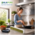 Alapure CleanAir Aktivkohlefilter geeignet für Bosch 17004573 / DSZ1JC1B1