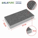 Alapur CleanAir Aktivkohlefilter geeignet für Balay 11018621 / AA210110 / 11010506