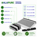 Alapure CleanAirAktivkohlefilter geeignet für Blaupunkt 11049702 / 11026771 / 00705432