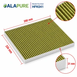 Alapure CleanAir Plus Kohlefilter passend für Siemens 11034226 / 17004041 / LZ21JXB16 (3 St.)