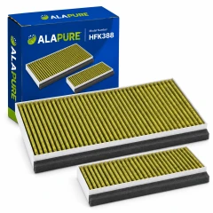 Alapure CleanAir Plus Aktivkohlefilter geeignet für Neff 11042136 / 17005406 / Z51AFB1X6 (Satz)