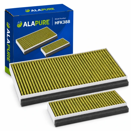 Alapure CleanAir Plus Aktivkohlefilter geeignet für Siemens 11042136 / 17005406 / LZ11AFB16 (Satz)