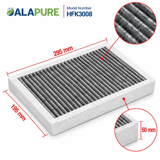 Alapure HFK3008 Geruchs- und Partikelfilter geeignet für HF3008