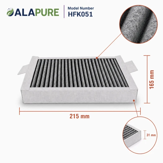Alapure Partikelfilter geeignet für Atag HF3014