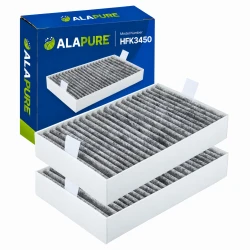 Alapure HFK3450 Passend für Miele Kohlefilter DKF31-P