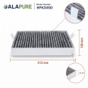 Alapure HFK3450 Passend für Miele Kohlefilter DKF31-P