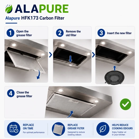 Alapure Aktivkohlefilter geeignet für WPRO Typ 28 / CHF28/1 / CHF289B