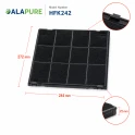 Alapure Aktivkohlefilter geeignet für Hotpoint-Ariston C00308181 / 484000008777