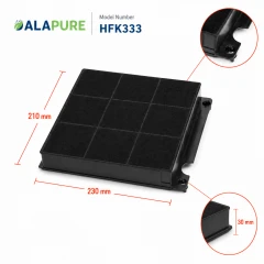 Alapure Aktivkohlefilter geeignet für AEG MCFE01ST / 9029800456 / Type 15 / 9029793818 / MCFE01