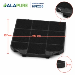 Alapure Aktivkohlefilter geeignet für Electrolux MCFE04 / EFF72
