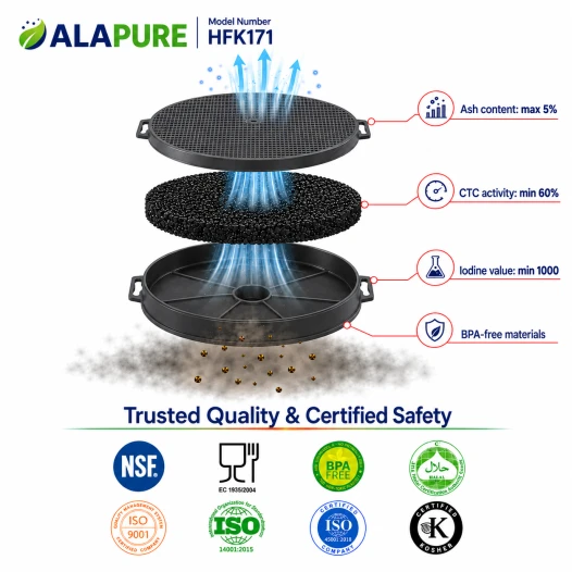 Alapure Aktivkohlefilter geeignet für Corbero MCFE43 / 9029801520