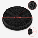 Privileg Kohlefilter 484000008824 / AMC072 (2 St.)