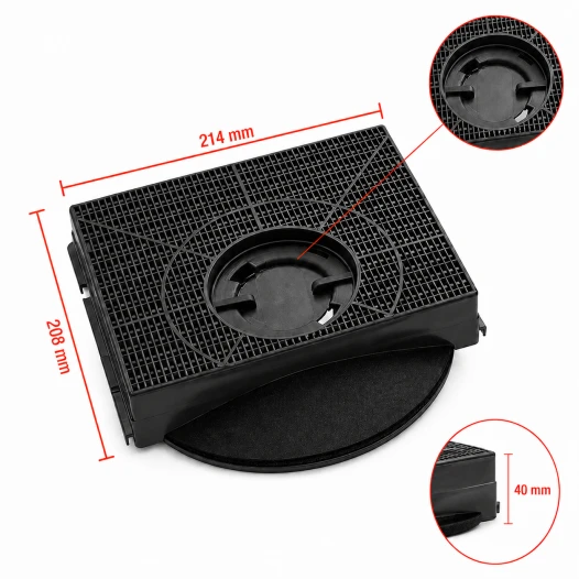 DeDietrich-Kohlefilter 77X2982 / Typ 303