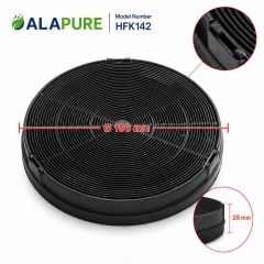 Alapure Aktivkohlefilter geeignet für Beko 9197066119 / KF9197066119